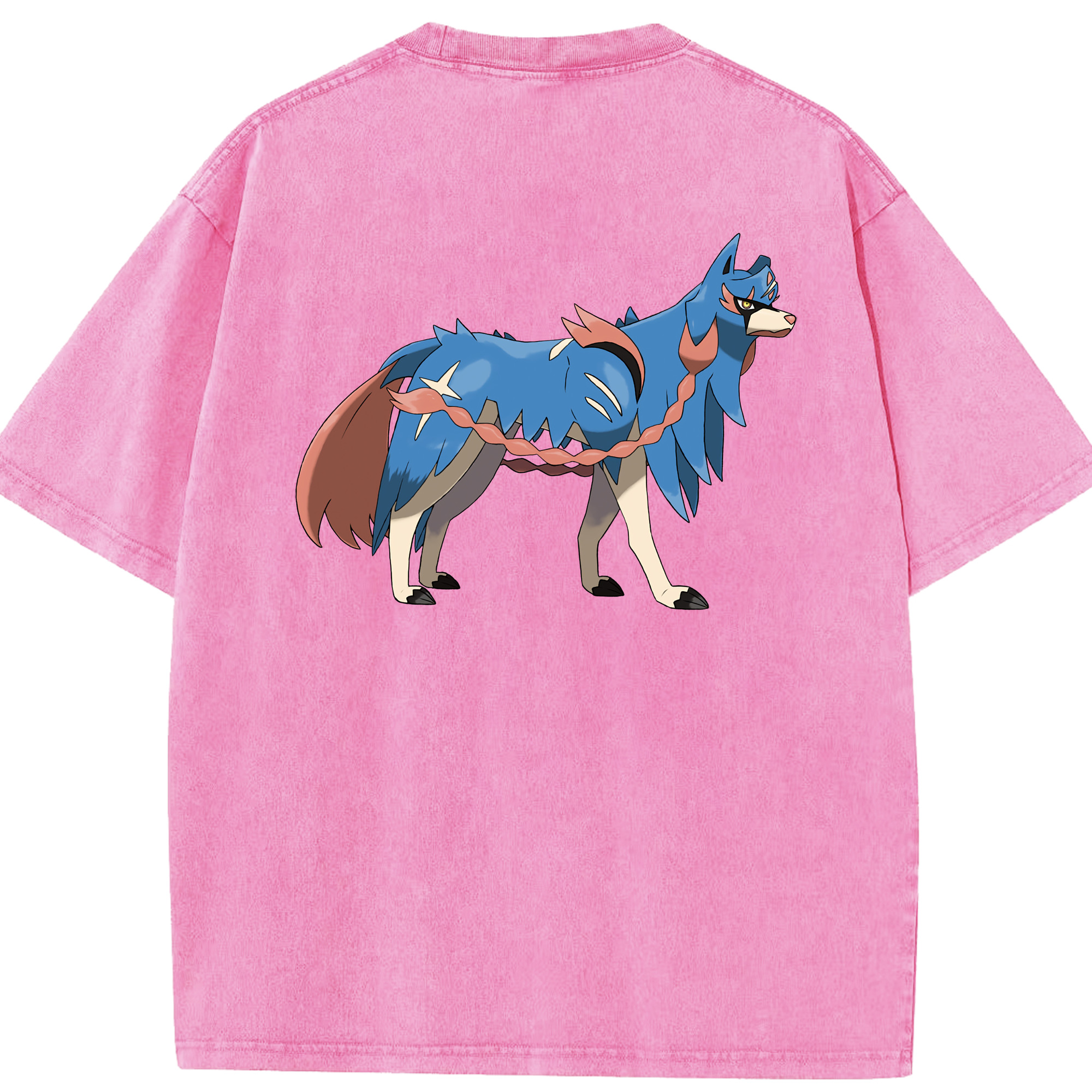 （画像用） ポケットモンスター Pokémon 綿100% ヴィンテージ風 半袖Tシャツ（背面プリント）